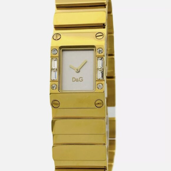 Dolce & Gabbana D&G DW0346 Kilt Women's Golden Stainless Steel Bracelet Watch - Picture 1 of 10